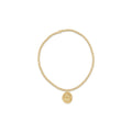 Classic Gold 2mm Bracelet - Inspire Love Small Gold Disc by enewton