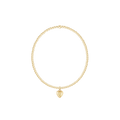 Classic Gold 2mm Bracelet - Love Plush Small Gold Charm