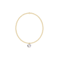 Classic Gold 2mm Bracelet - Reflection Small Charm - 04