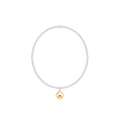 Classic Mixed Metal 2mm Bracelet - Classic Gold 8m by enewton