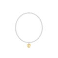 Classic Mixed Metal 2mm Bracelet - Love Plush Gold by enewton