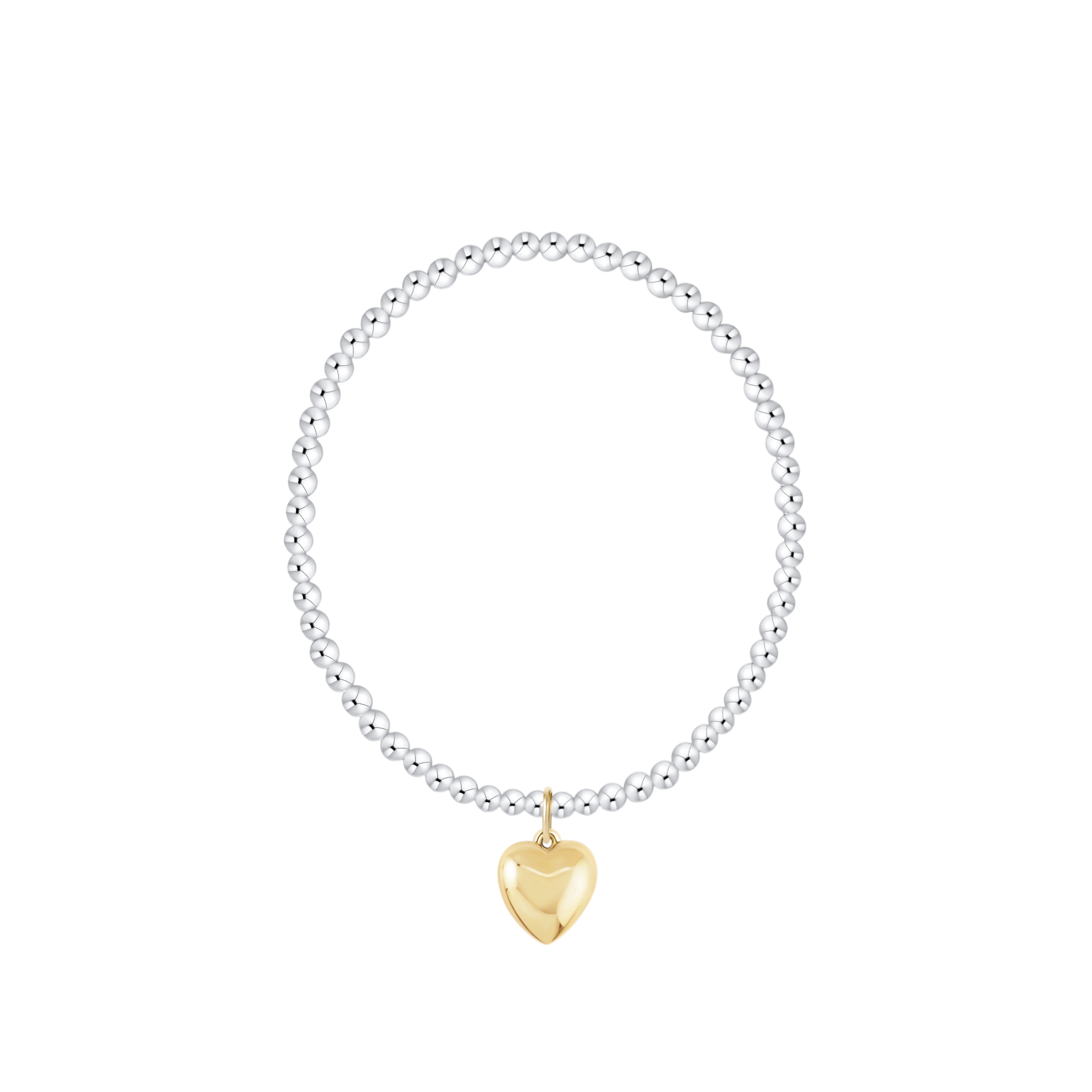 Classic Mixed Metal 3mm Bracelet - Love Plush Gold by enewton