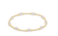 Purpose Pearl 4mm Gold Bracelet- Pearl - by enewton