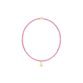 Hope Classic Bubblegum Bracelet - Signature Cross Small Gold Charm
