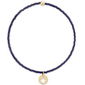 hope classic bracelet 6.25" - navy small star disc by enewton