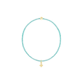 Hope Classic Sea Glass Bracelet - Signature Cross Small Gold Charm