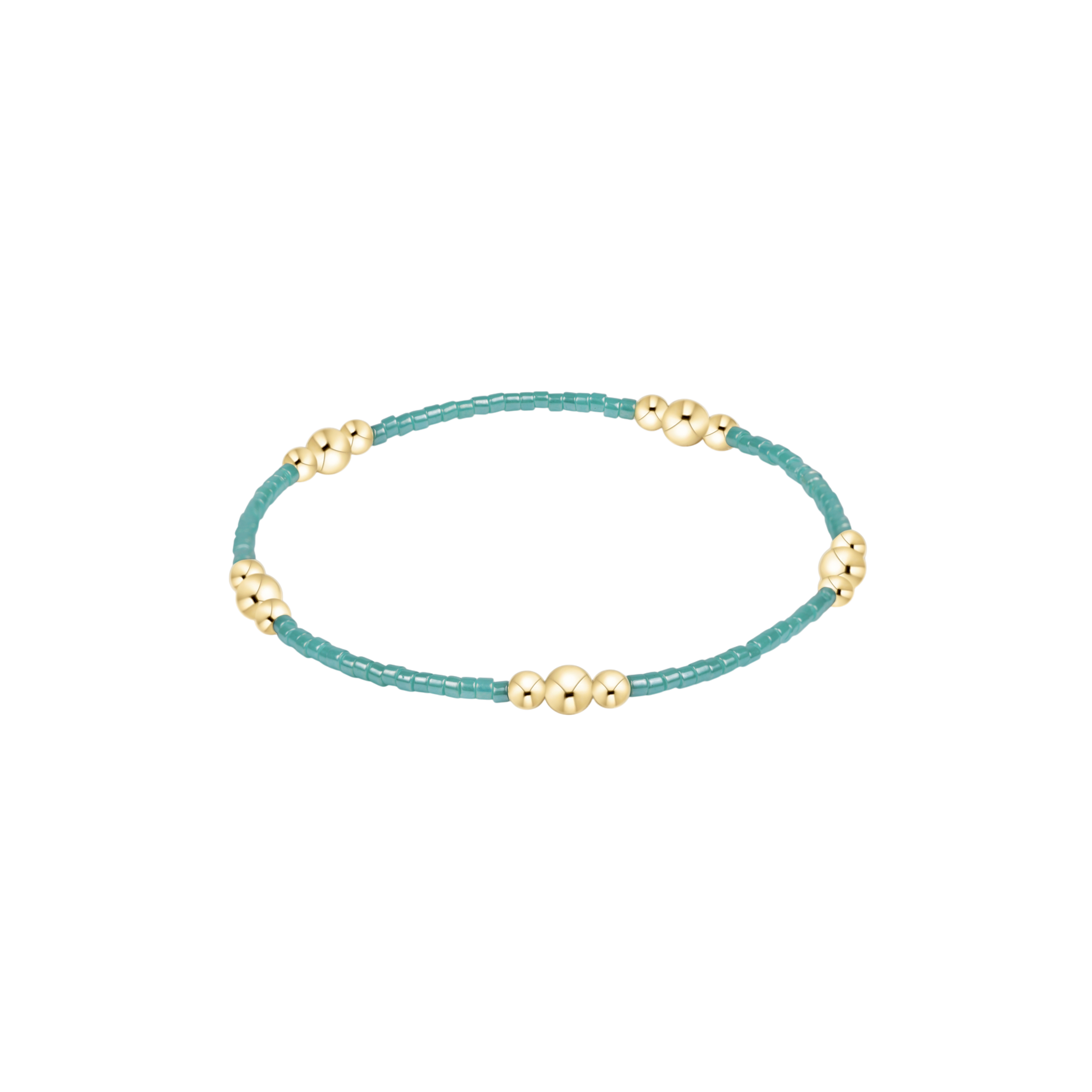 Hope Purpose Gold Bracelet - Sea Glass