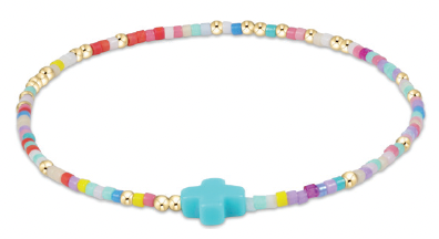 Extends Signature Cross Bracelet - Hot Mess - by enewton