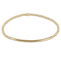 Bliss Bar Gold 2mm Bracelet gold by enewton