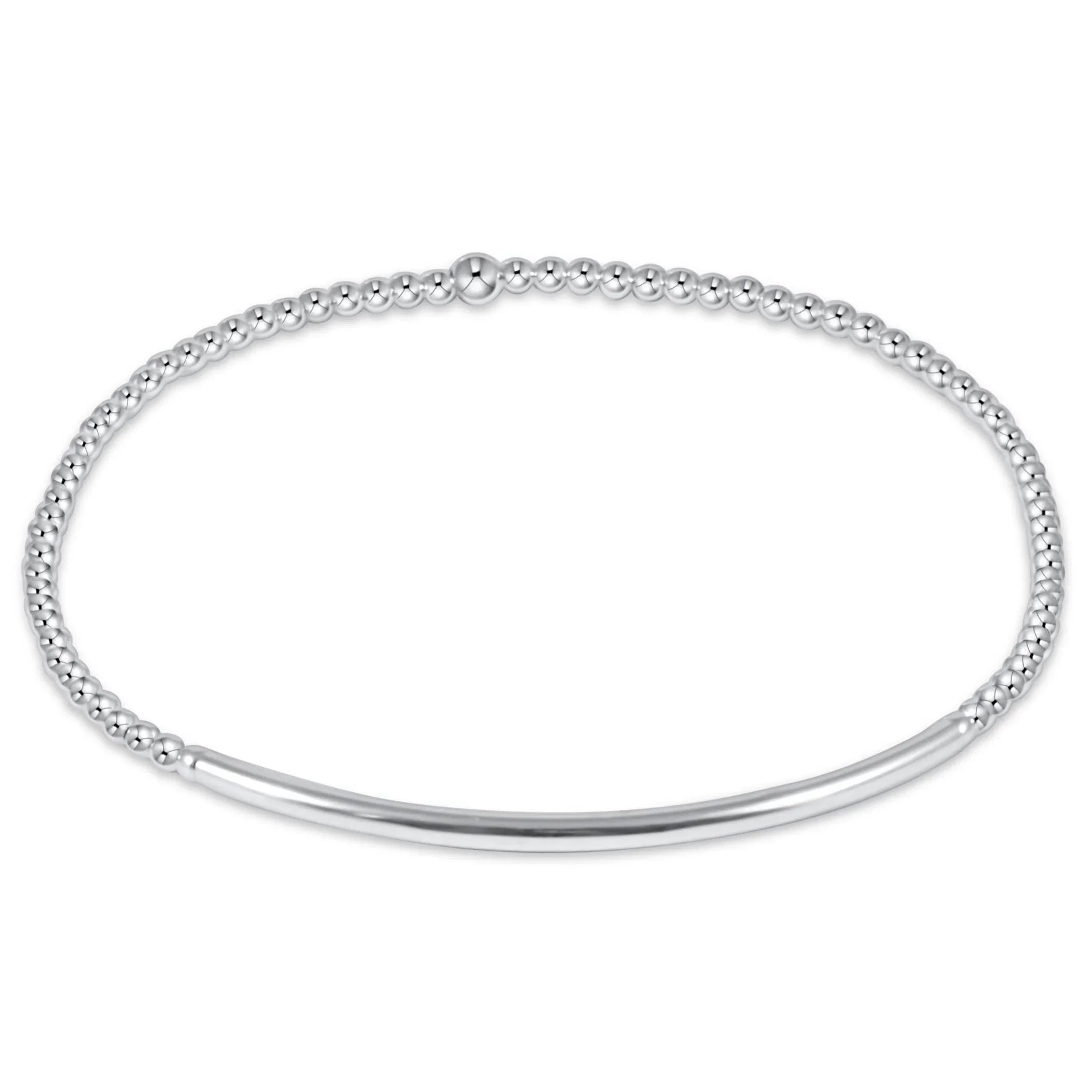 Classic Sterling Bliss Bar 2mm Bracelet by enewton