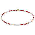 gameday hope unwritten bracelet - crimson/white by enewton