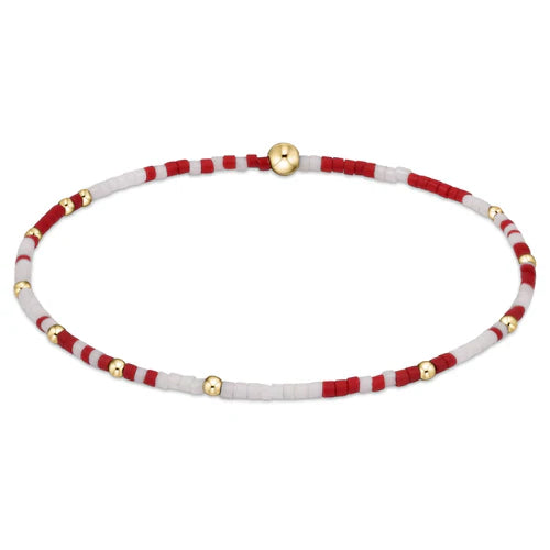 gameday hope unwritten bracelet - crimson/white by enewton