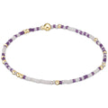 gameday hope unwritten bracelet - purple/white by enewton