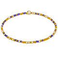 gameday hope unwritten bracelet - deep purple/golden yellow by enewton