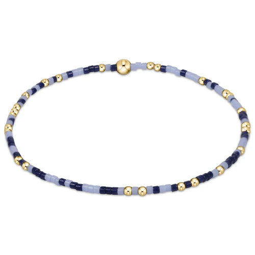 gameday hope unwritten bracelet - light blue/matte navy by enewton