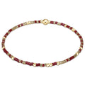 gameday hope unwritten bracelet -golden luster and wine by enewton