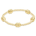 Admire Gold 3mm Bead Bracelet - Gold - by enewton