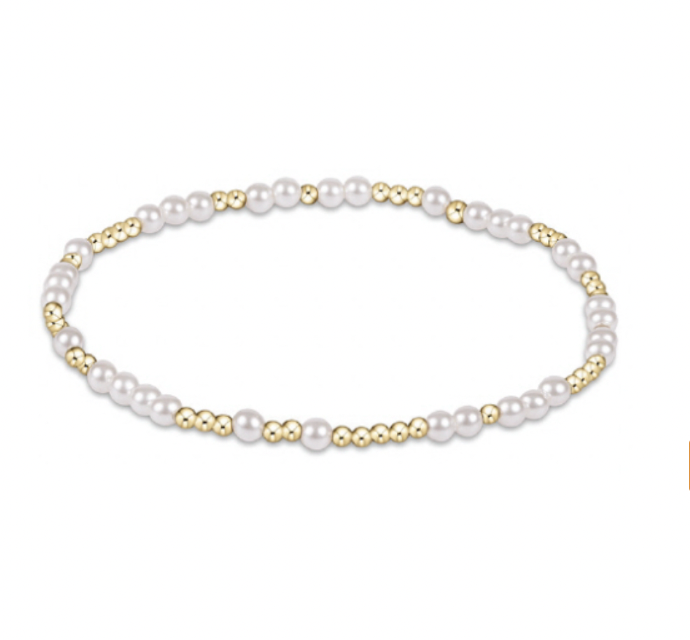 Hope Unwritten Pearl 3mm Bracelet by enewton
