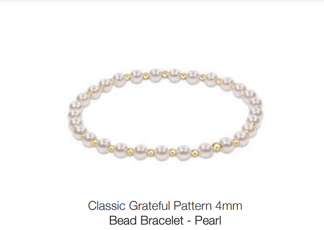 Grateful Pearl 4mm Bracelet by enewton