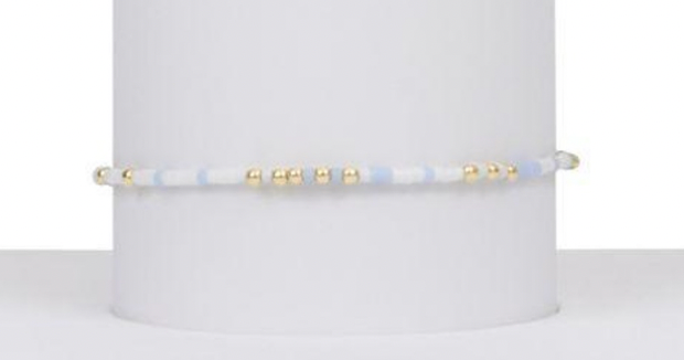 gameday hope unwritten bracelet - light blue/white by enewton
