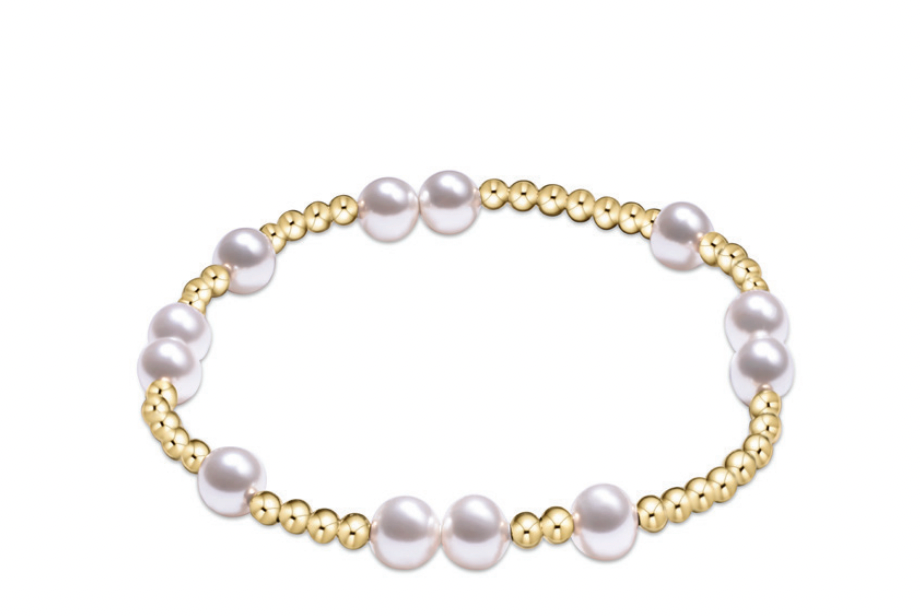 Hope Unwritten Pearl 6mm Braceletby enewton