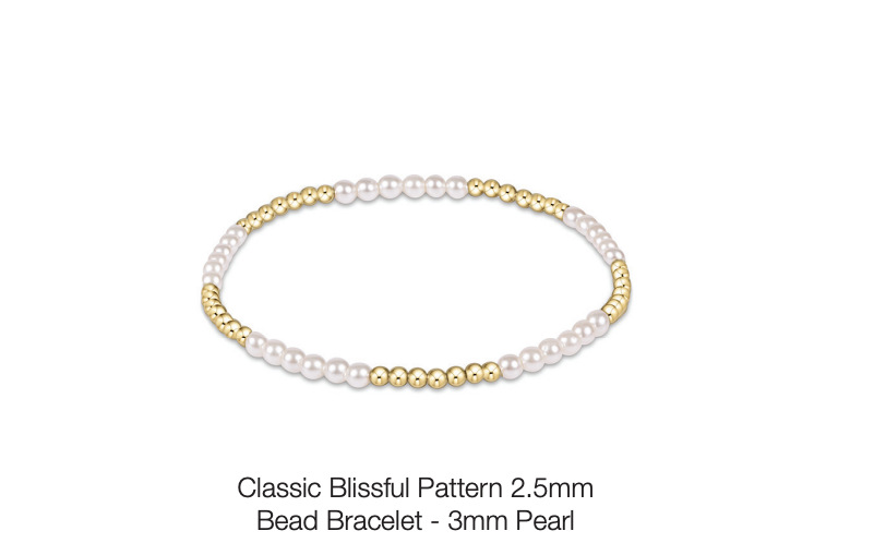 Blissful Pearl 3mm Bracelet by enewton