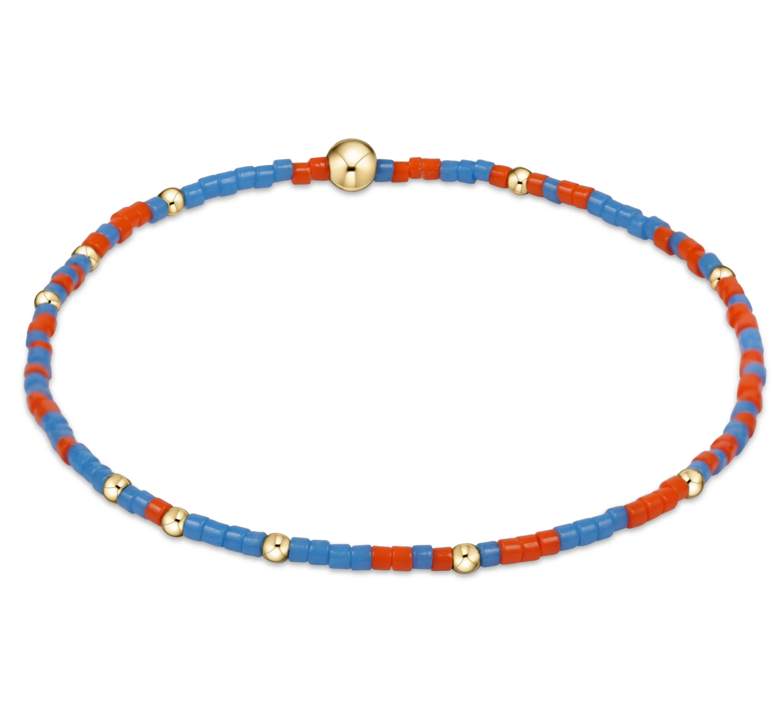 gameday hope unwritten bracelet - bright orange and cobalt by enewton