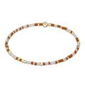 gameday hope unwritten bracelet -burnt orange and white by enewton