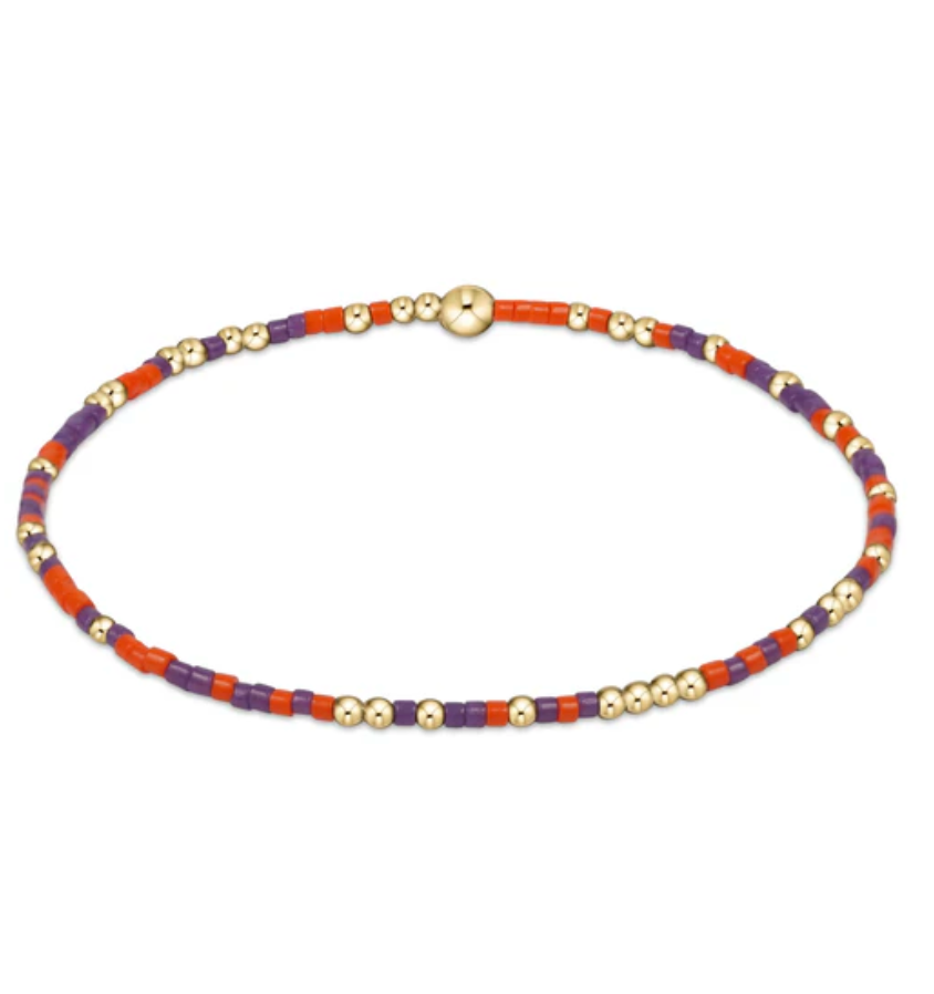 gameday hope unwritten bracelet -bright orange and purple by enewton