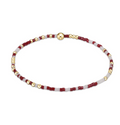 gameday hope unwritten bracelet -wine and white by enewton