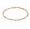 gameday hope unwritten bracelet - orange and white by enewton