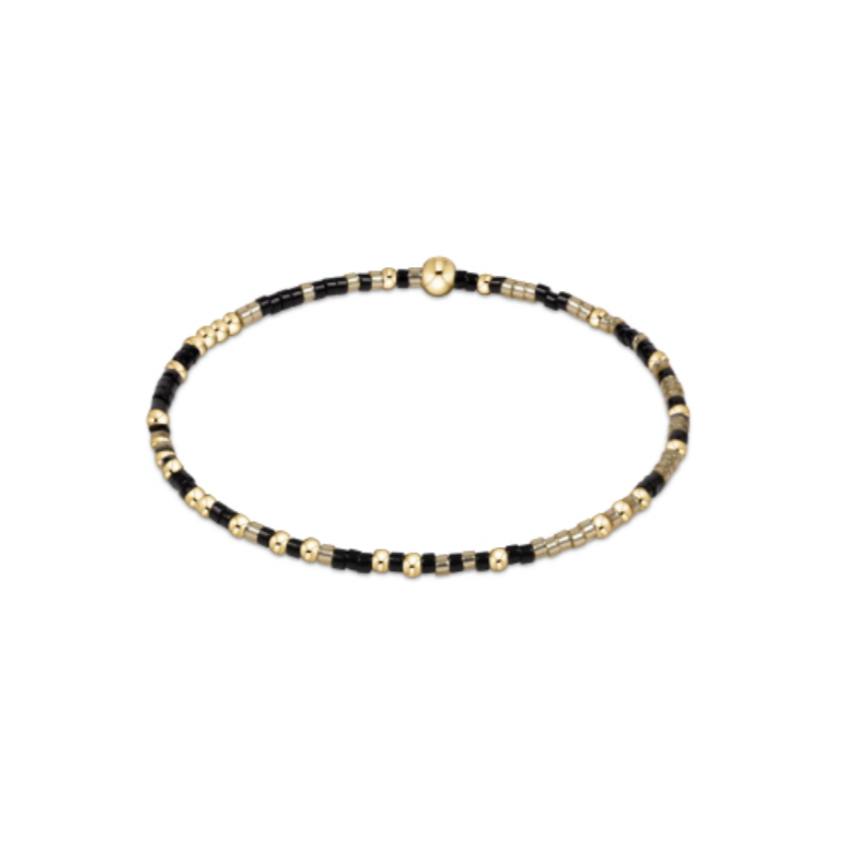 enewton extends - gameday hope unwritten bracelet - gold luster-onyx by enewton