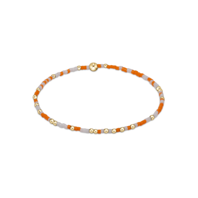 enewton extends - gameday hope unwritten bracelet - orange-white by enewton