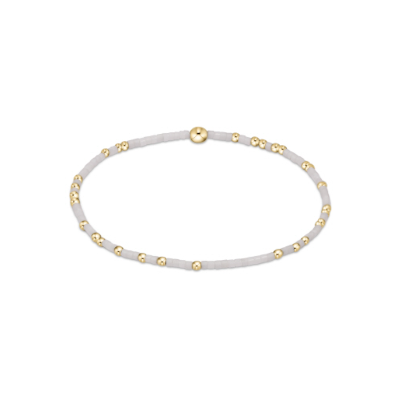 enewton extends - gameday hope unwritten bracelet - white by enewton