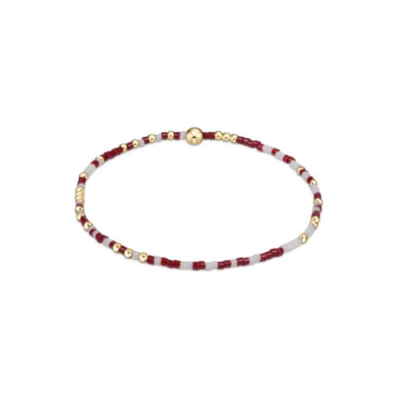 enewton extends - gameday hope unwritten bracelet - wine-white by enewton