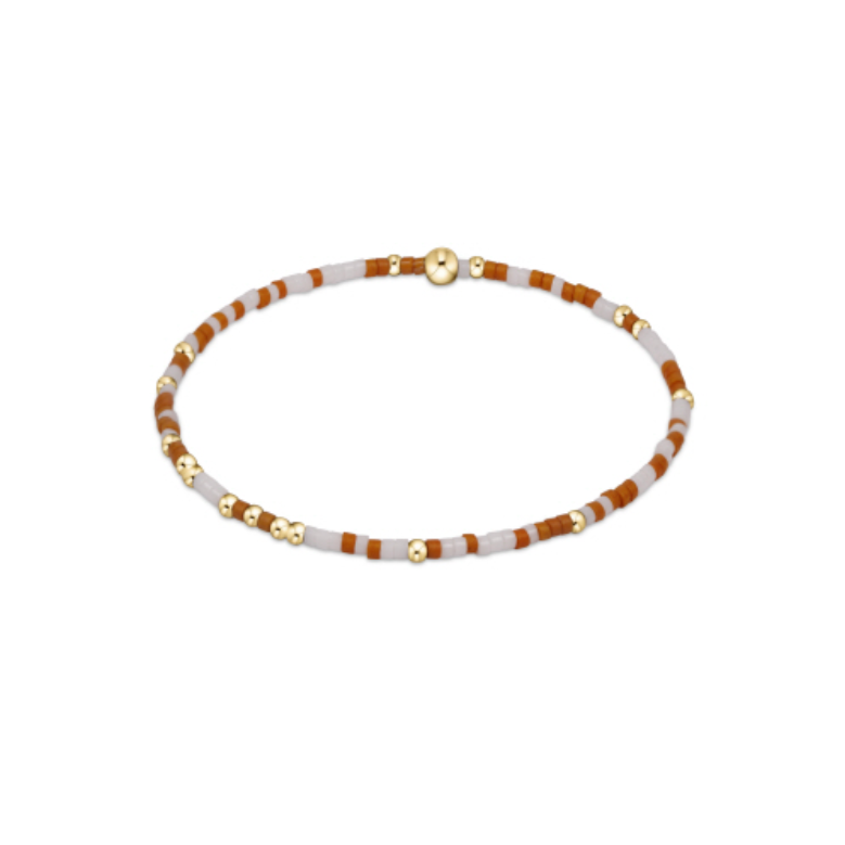 enewton extends - gameday hope unwritten bracelet - burnt orange-white by enewton