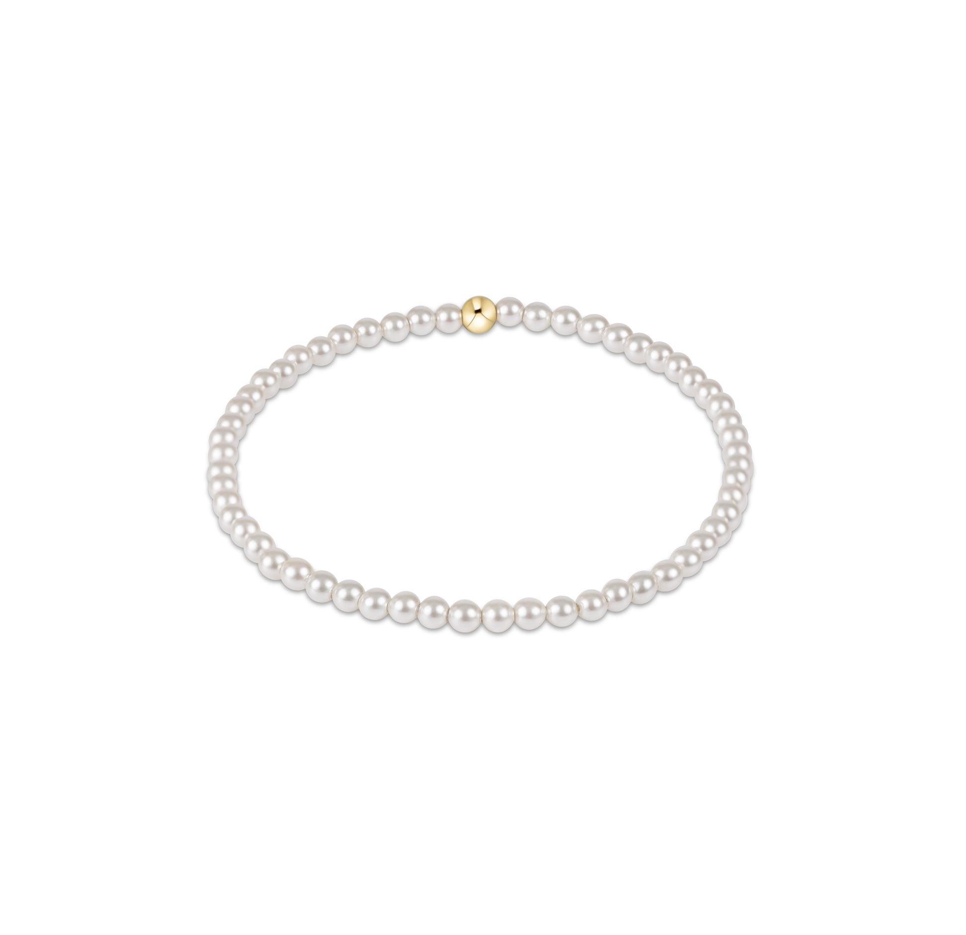 Extends Classic Pearl 3mm Bead Bracelet by enewton