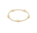 Purpose Gold 6mm Bracelet by enewton