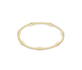 Purpose Gold 4mm Bracelet by enewton