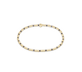 Hope Sincerity Pattern 2mm Bead Bracelet - Taupe With A Twist by enewton