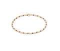 Hope Sincerity Pattern 2mm Bead Bracelet - Pink Metallic by enewton