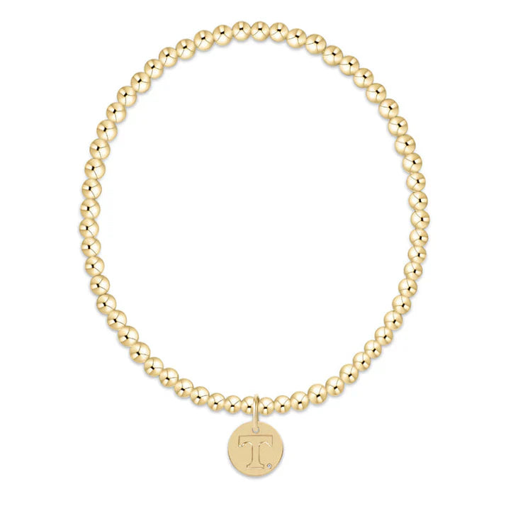 enewton extends - gameday ecollegiate classic gold 3mm bracelet -tennessee disc