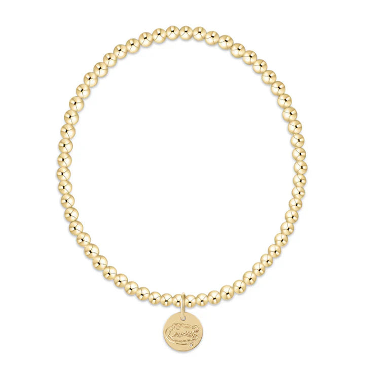 enewton extends - gameday ecollegiate classic gold 3mm bracelet -florida disc