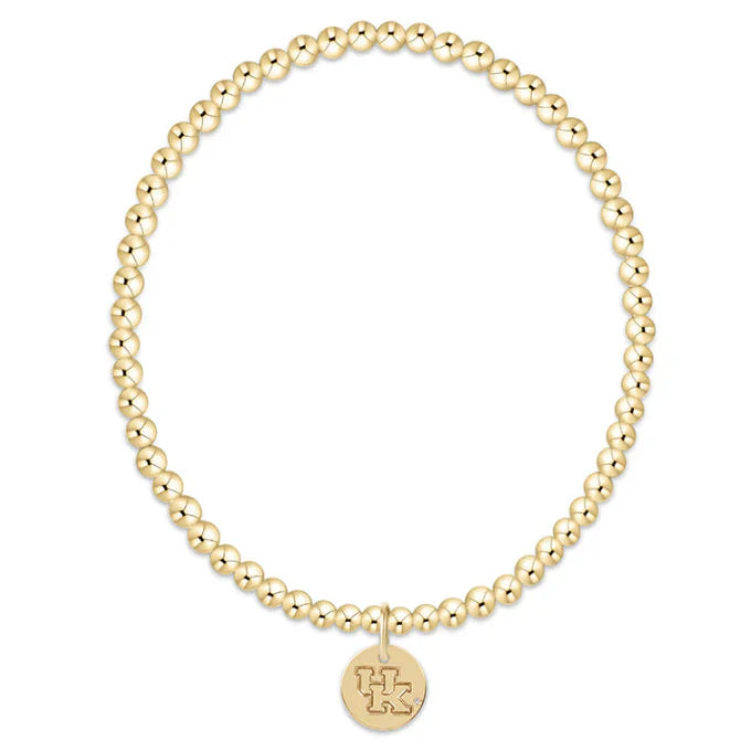 enewton extends - gameday ecollegiate classic gold 3mm bracelet -kentucky disc