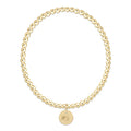 enewton-gameday ecollegiate classic gold 3mm bracelet -south carolina disc